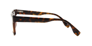 Men Vista Eyeglasses: Ridley - Transparent Brown/Tortoise SpecSMART Eye Clinic (side View)
